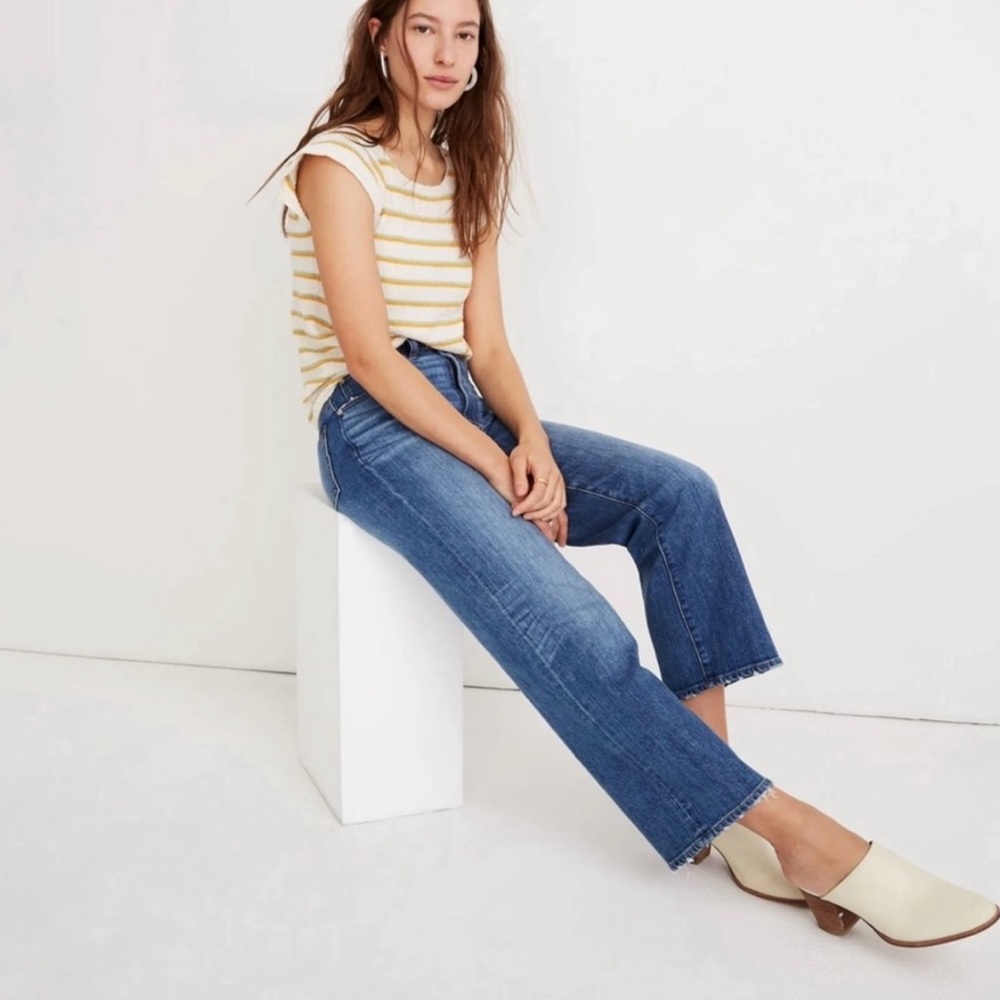 Madewell Slim Wide Leg Crop 23